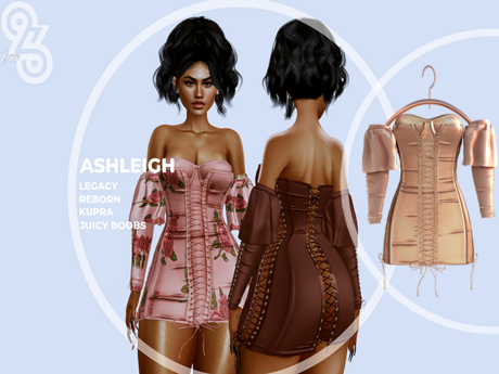 Second Life Marketplace - Four23 Ashleigh Dress Nude
